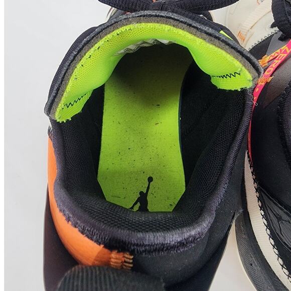Jordan Why Not Zer0.4 Basketball Shoe Pale Ivory Alpha Orange Volt Black 10.5